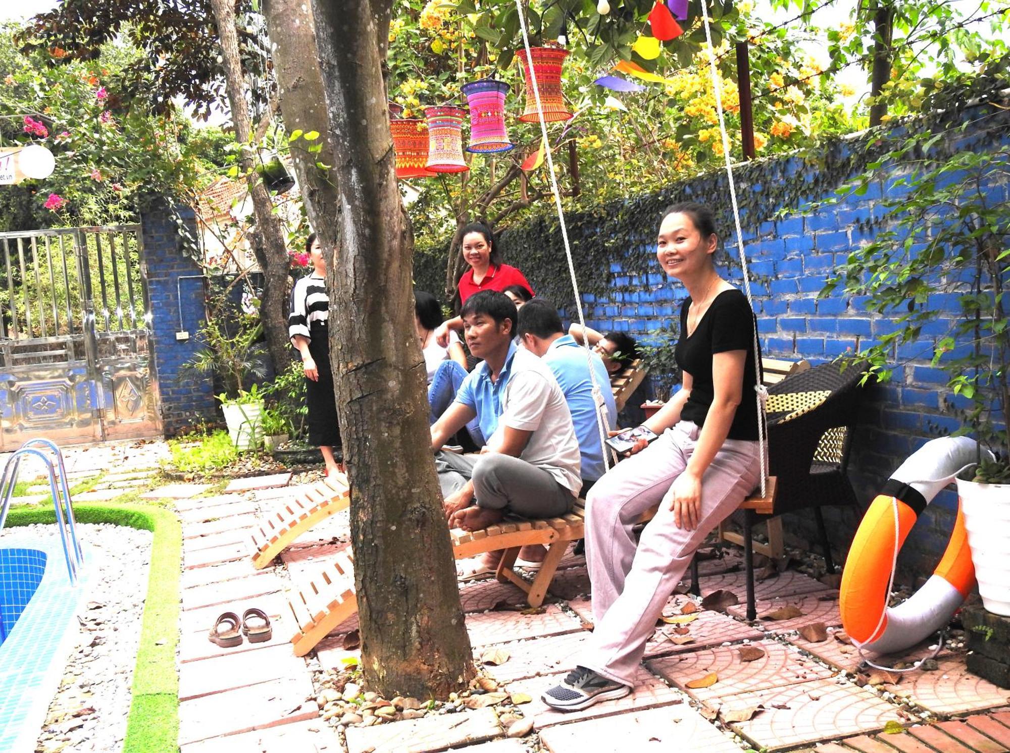 Homestay Happy Home Soc Son Hanoi Eksteriør billede